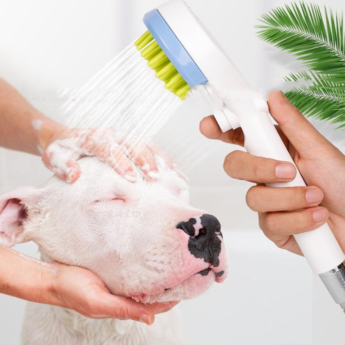 Pet Massage Comb Bath Brush With Shower Head